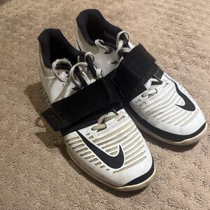 Nike White and Black Athletic Shoes
